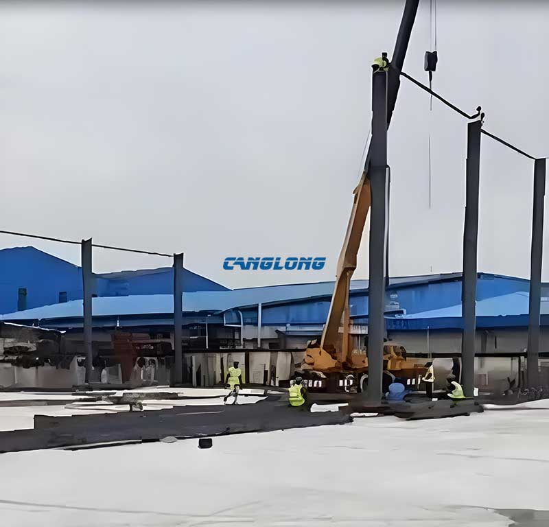steel structure installation