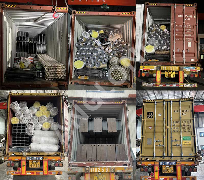 steel structure kits shipment