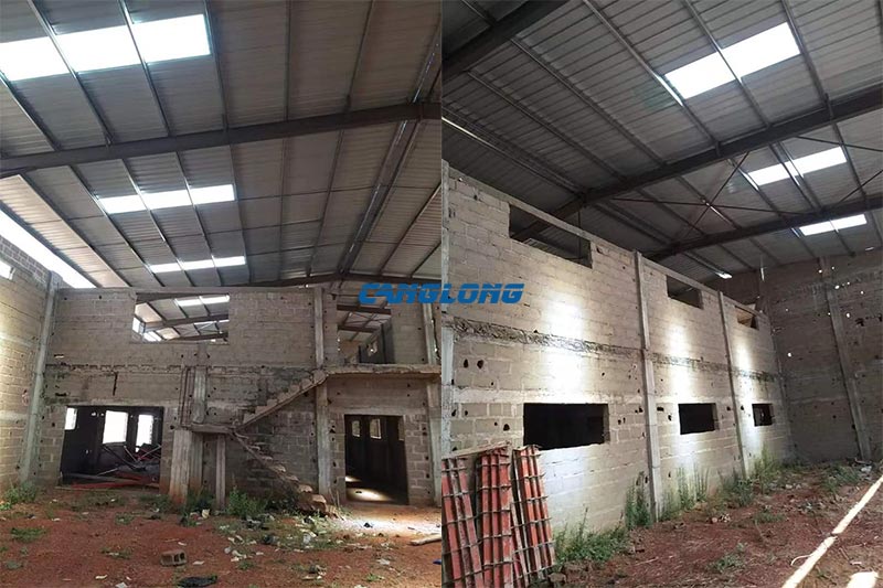 Mali Factory Building Installation
