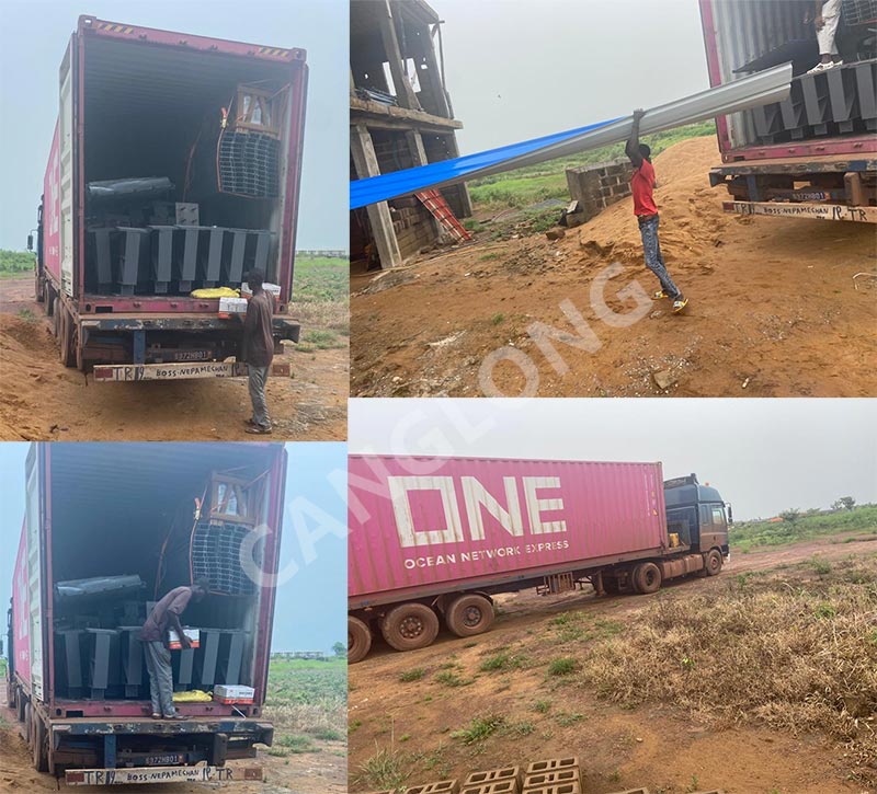 steel structure kits arrived