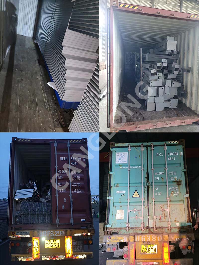 steel structure cold storage shipment