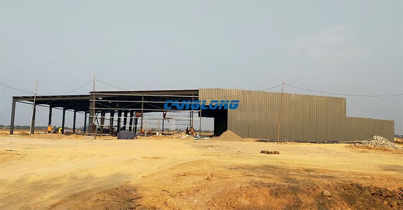 Cambodia Warehouse Shed Installation