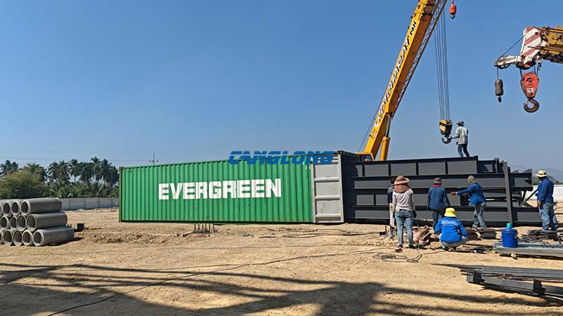 industrial workshop steel structures arrived