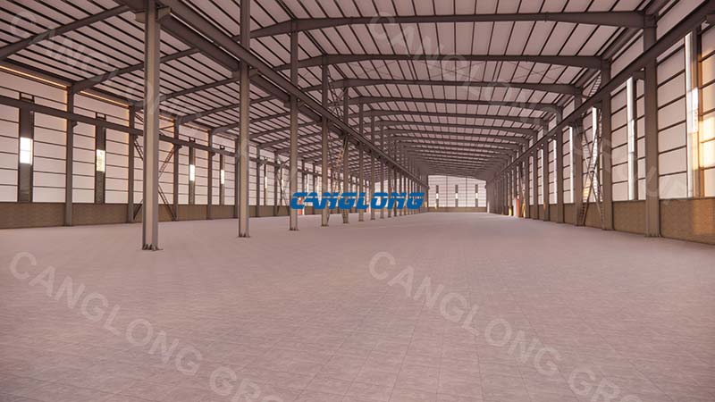Thai factory building 3D model design