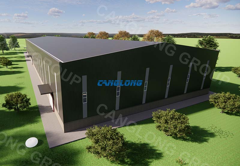 Thailand industrial workshop 3d model design