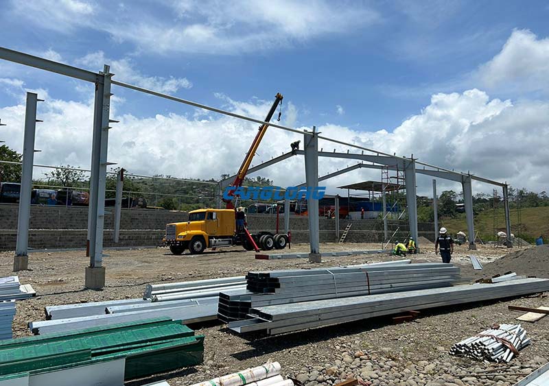 Panama Carport Workshop Installation