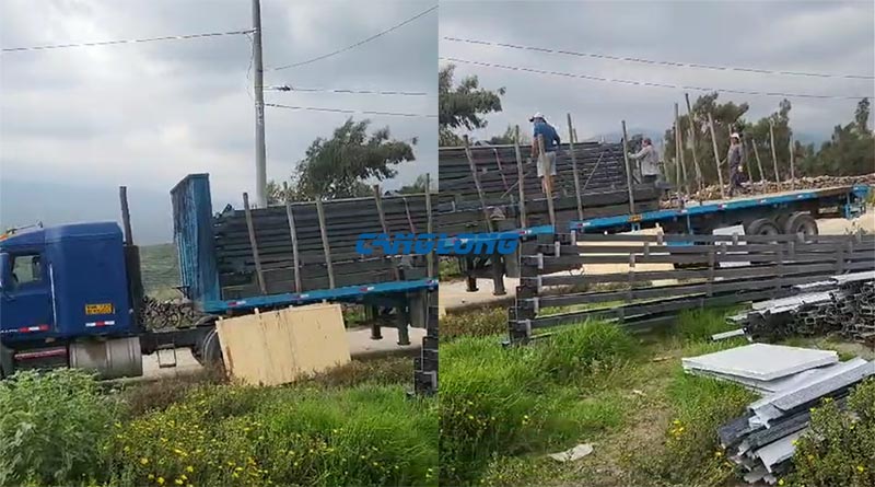 steel structure kits arrived