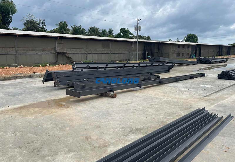chicken shed steel structures arrived