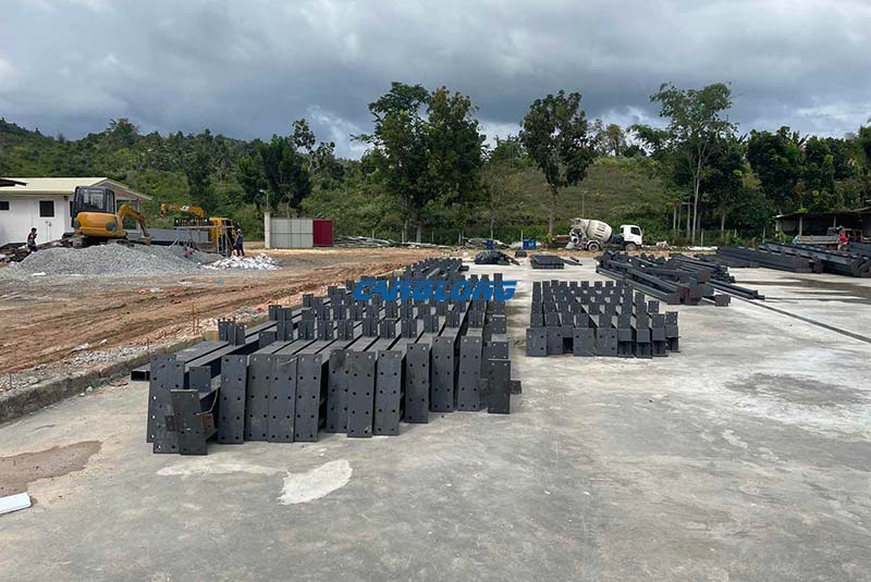 chicken shed steel structures arrived