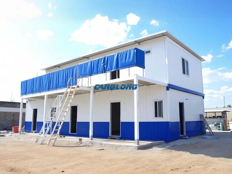 Construction Site Steel House
