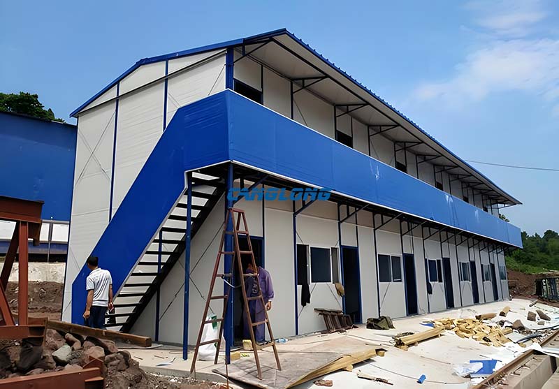 Construction Site Steel House
