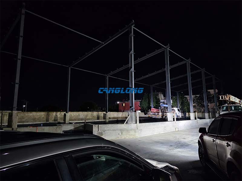 Dominica Cold Warehouse Steel Structure Installation