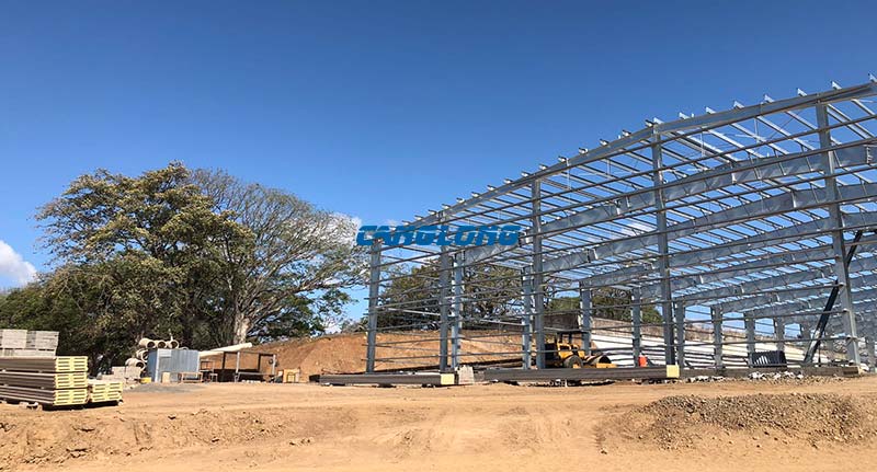 Panama Steel Warehouse Installation
