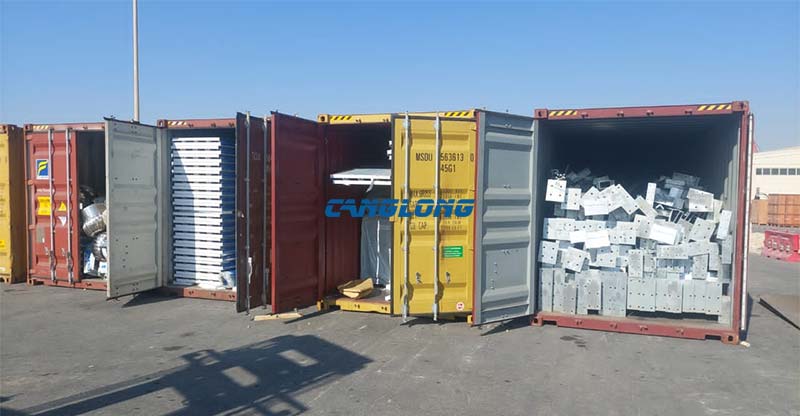 galvanized steel structure kits arrived