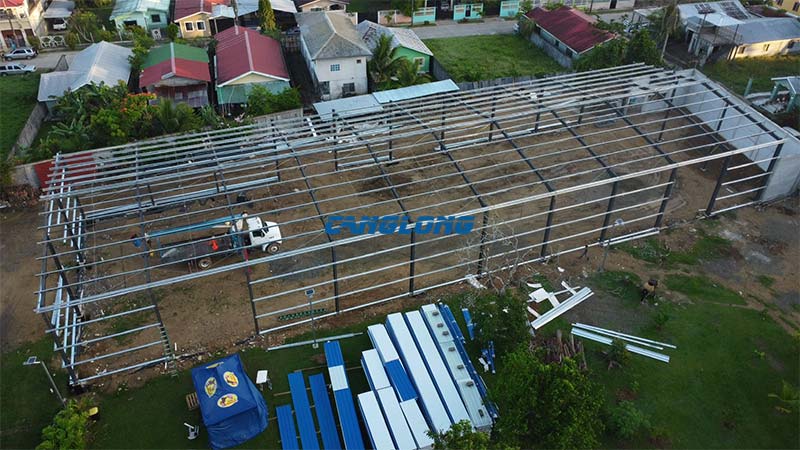 Honduras Warehouse Steel Structure Installation