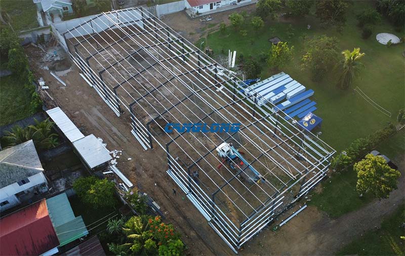 Honduras Warehouse Steel Structure Installation