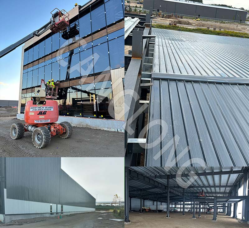 Canada Glass Factory Construction