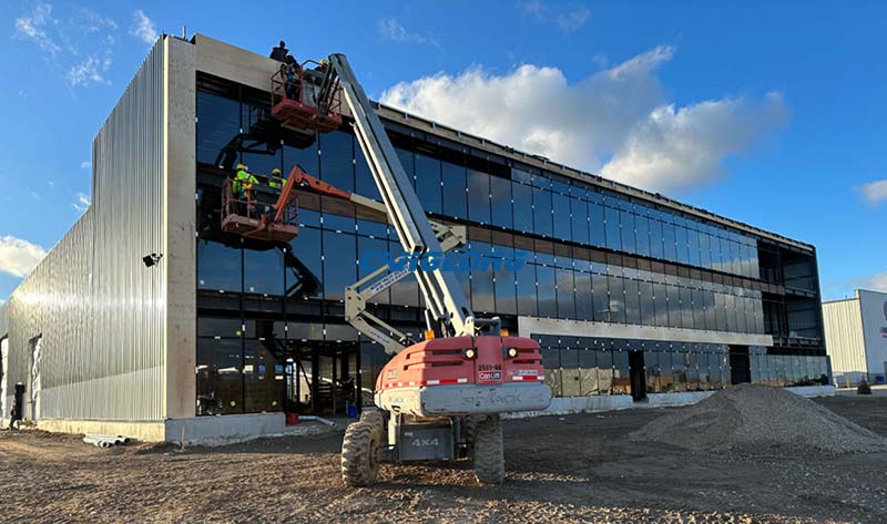 Canada Glass Factory Construction