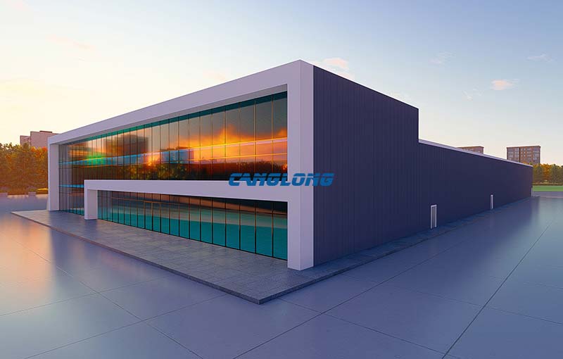 Canada Glass Factory 3D model diagram