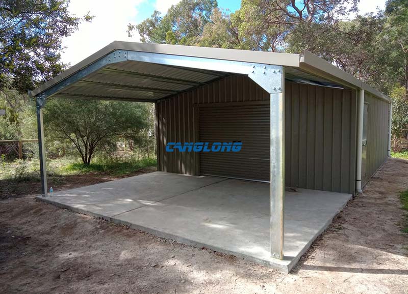 One Sided Shed