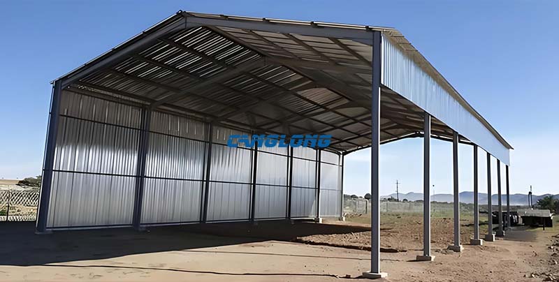 One Sided Shed
