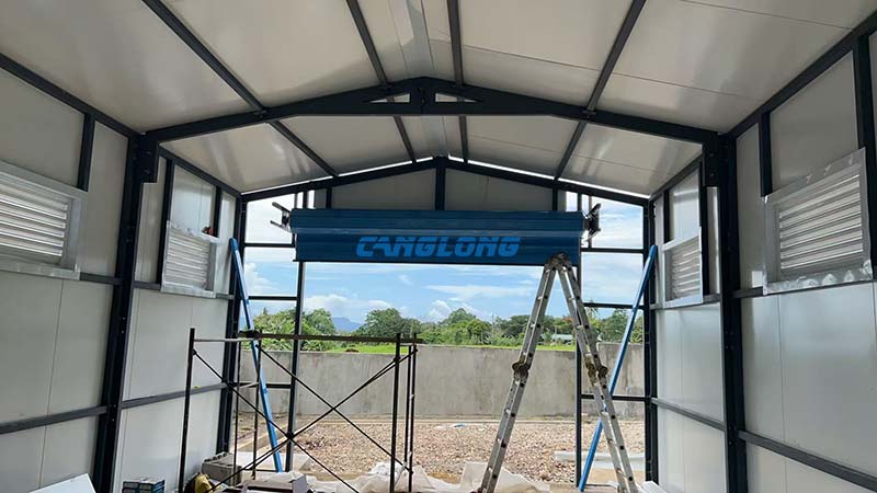 Philippines Small Garage Installation
