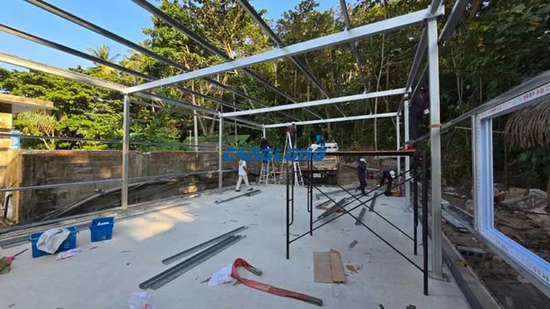 Thailand Metal Warehouse Installation