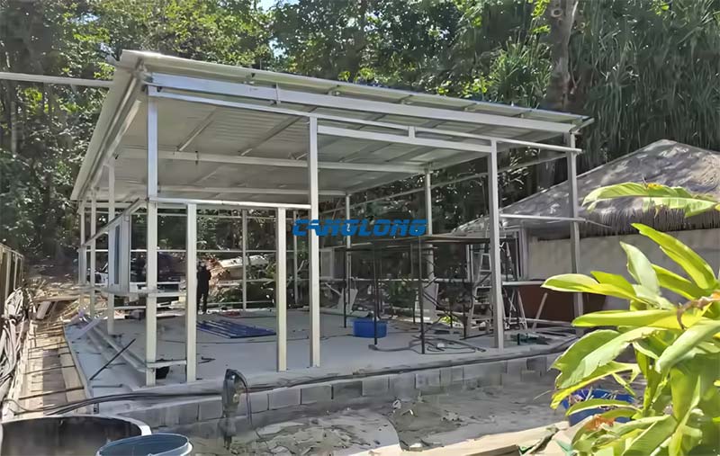 Thailand Metal Warehouse Installation