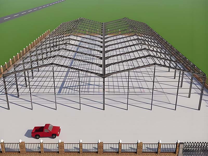 steel structure industrial factory design
