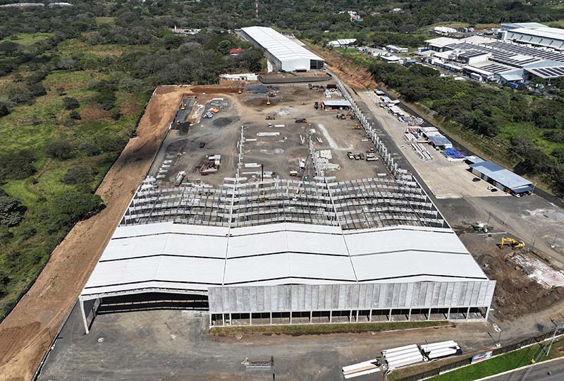 How to build a large steel-structured industrial factory?