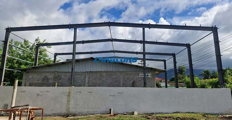 Honduras Grocery Store Steel Structure Installation