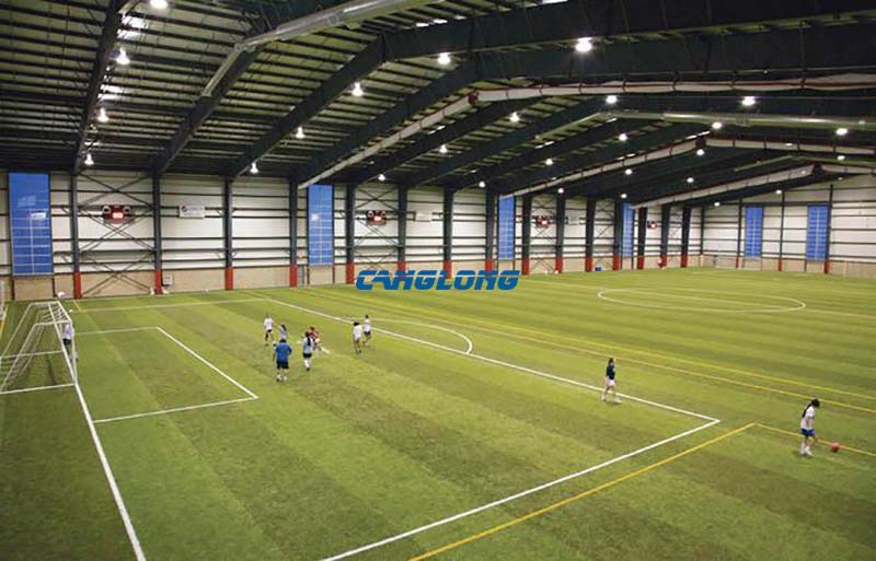 indoor football field