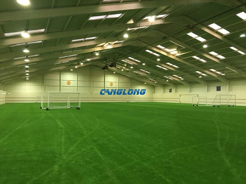 indoor football field