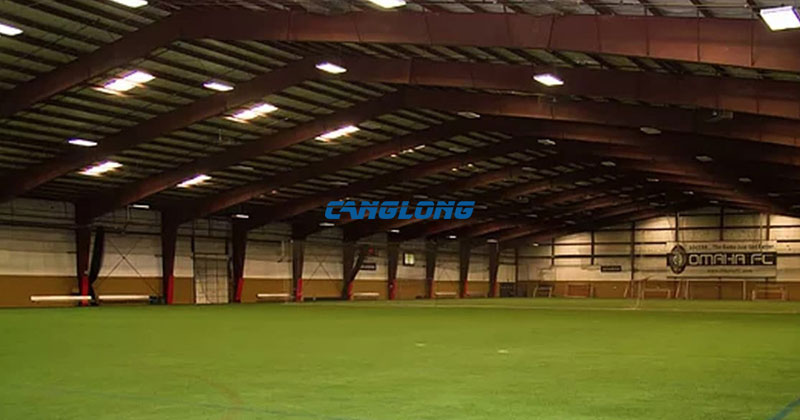steel structure indoor football field