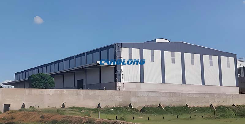 Industrial Steel Shed Building