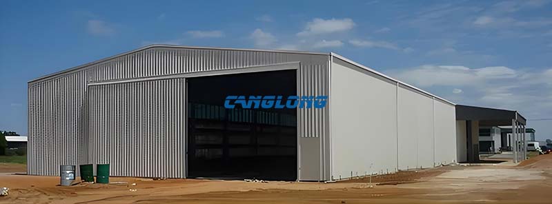 Industrial Steel Shed Building