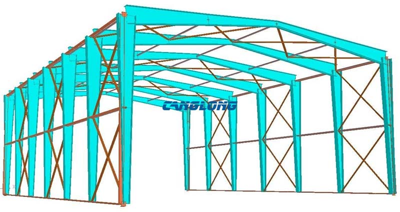 Industrial Steel Shed Building