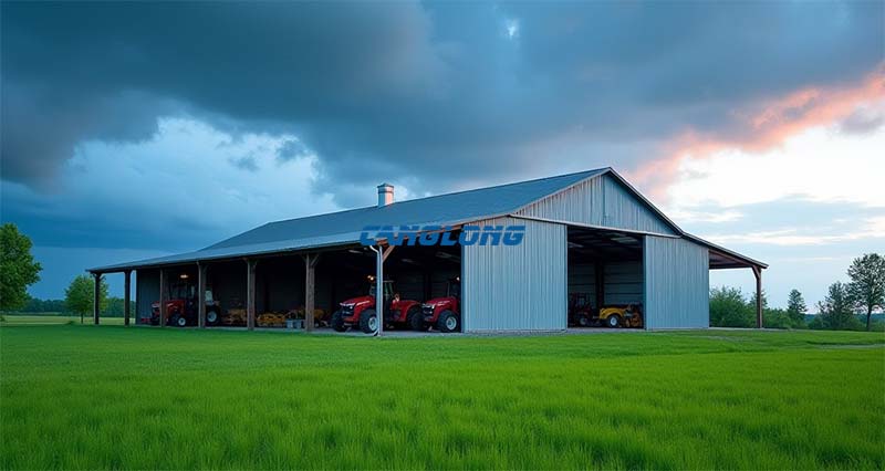 Farm Machinery Storage Shed