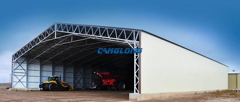 Farm Shed For Machinery Storage