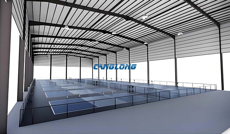 Pickleball Court Steel Building