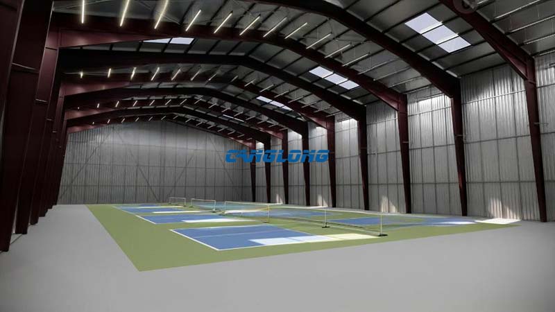 Steel Structure Pickleball Court