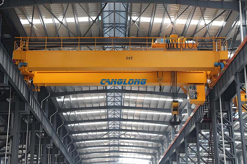 Factory Building With Crane