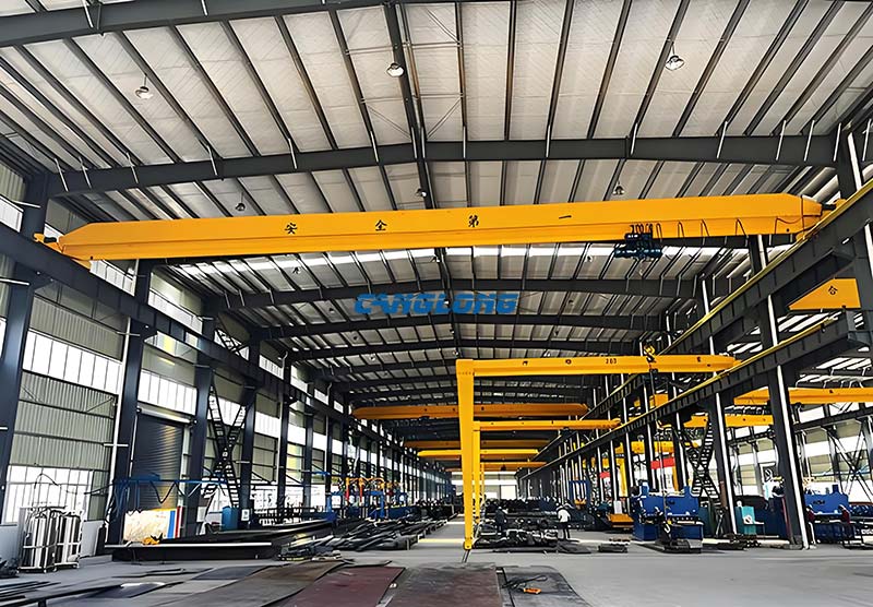 Factory Building With Crane