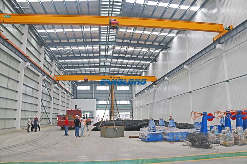 Factory Building With Crane