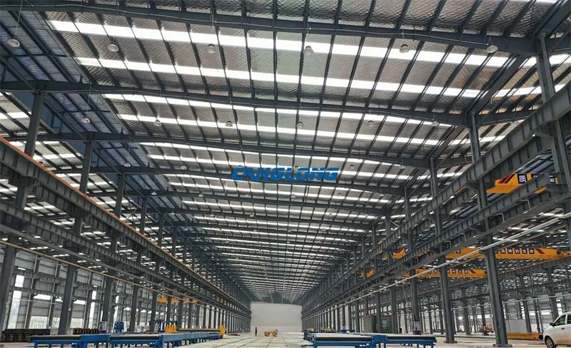 Factory Building With Crane