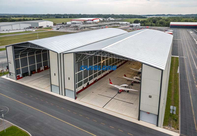 Double Slope Hangar