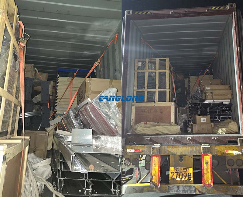 steel structure kits shipment