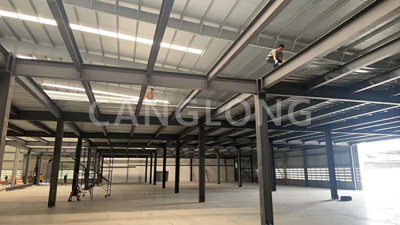 Thailand mezzanine warehouse installation