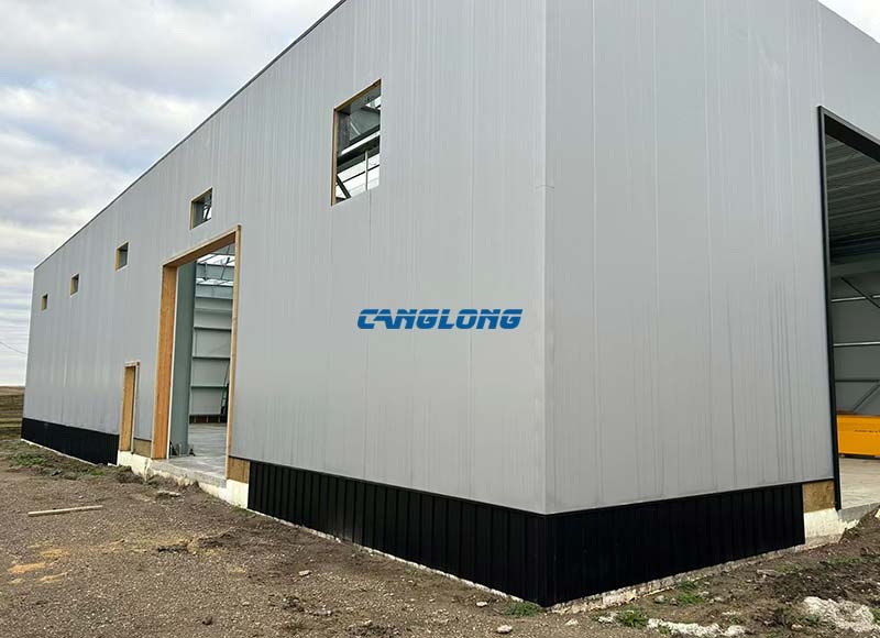 Canada Steel Warehouse Installation