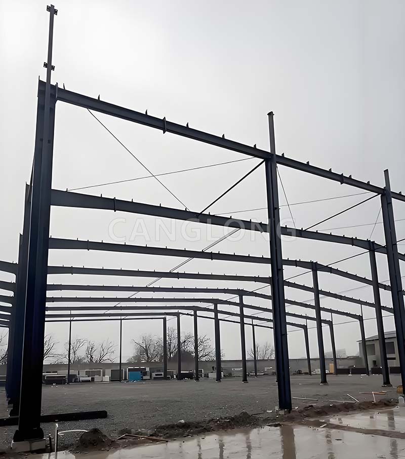 steel structure building installation